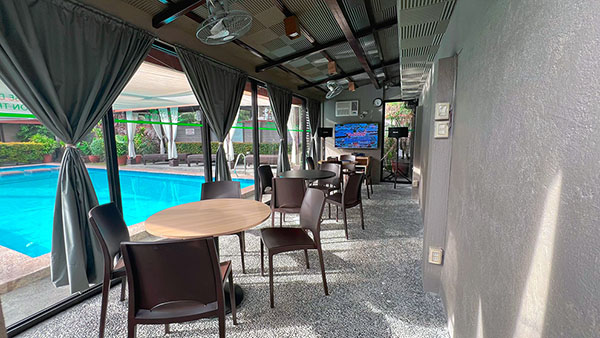 Room size 7.00 x 2.50 meters. The use of Karaoke Room is PHP 300.00 per hour.